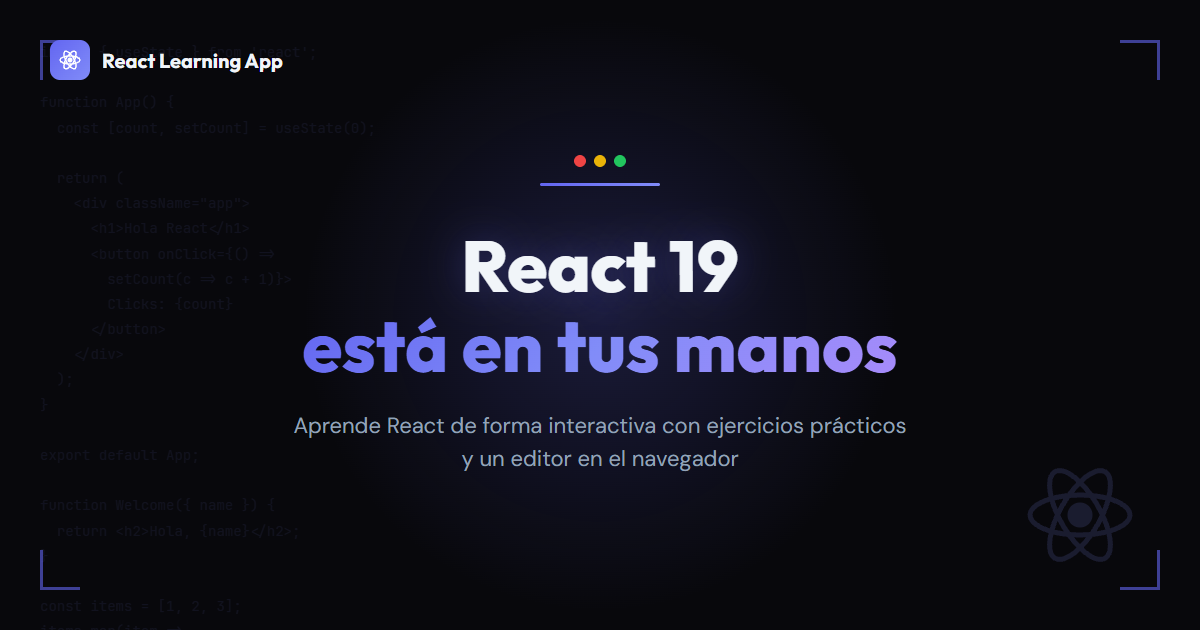 React